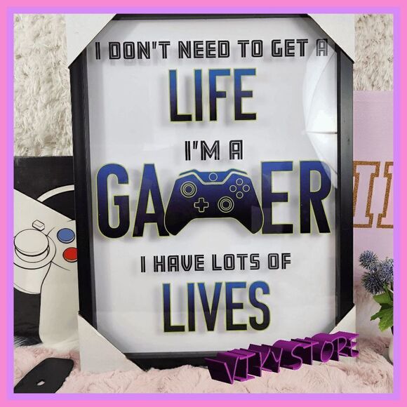 NWT Game On: {Design District} Studio Wall Decor, 20x15 NWT - Picture 1 of 2